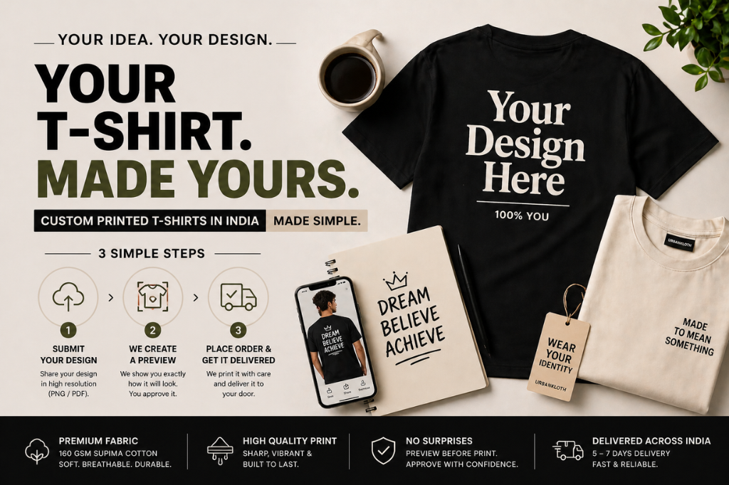 How to Get a Custom Printed T-Shirt in India in 2026