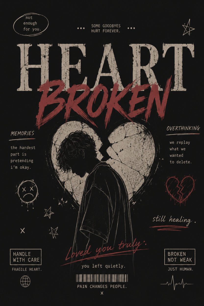Heart Broken Oversized Tee