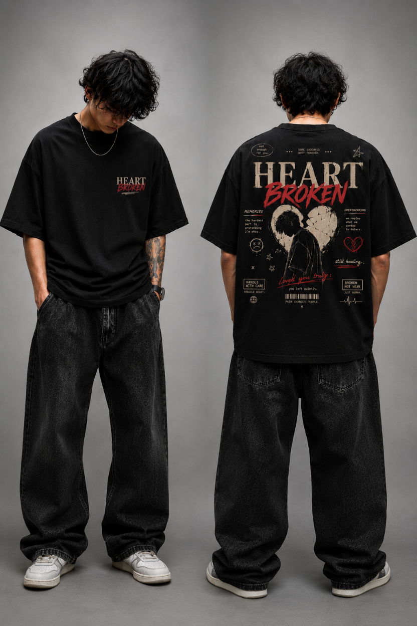 Heart Broken Oversized Tee