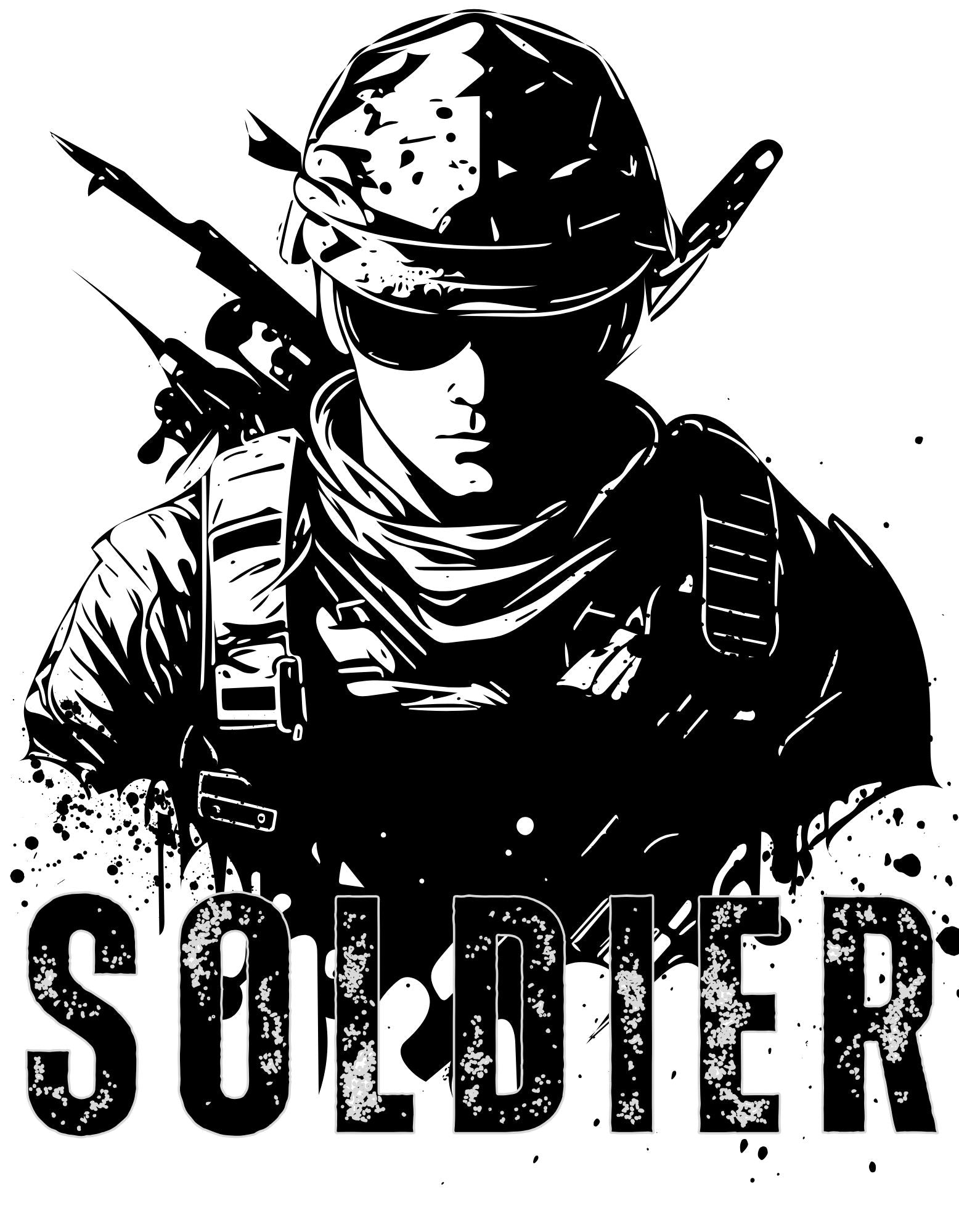 #Soldier Oversized T-Shirt